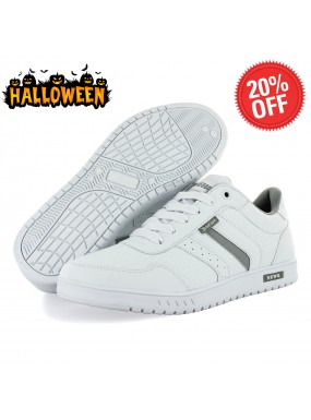 Tenis Casual Blanco Gris...