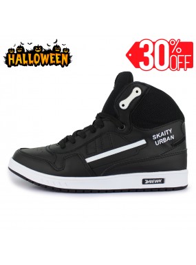 Tenis Casual Negro Blanco...