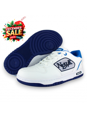 Tenis Casual Blanco Azul...