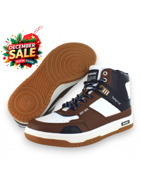 Tenis Casual Café Azul...