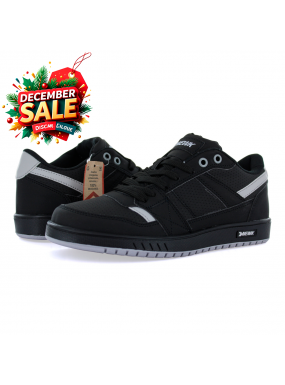 Tenis Casual Negro Gris...