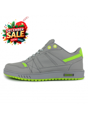 Tenis Casual Verde Gris...