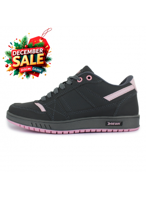 Tenis Casual Gris Rosa...