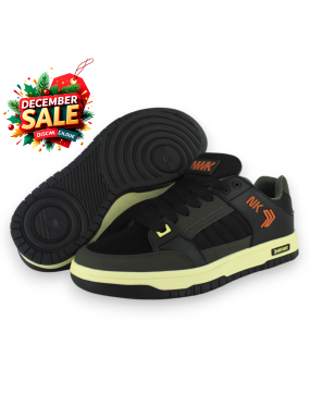 Tenis Casual Verde Negro...