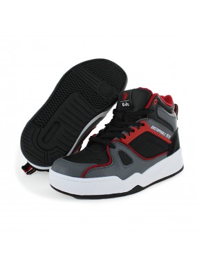 Tenis Casual Negro Gris...