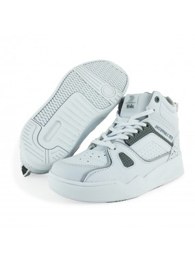 Tenis Casual Blanco Gris...