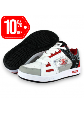 Tenis Casual Rojo Negro...