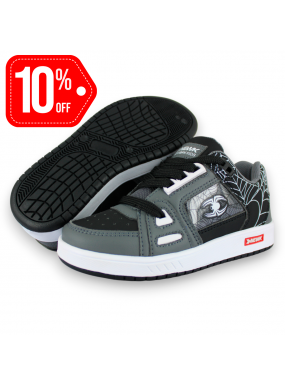 Tenis Casual Negro Gris...