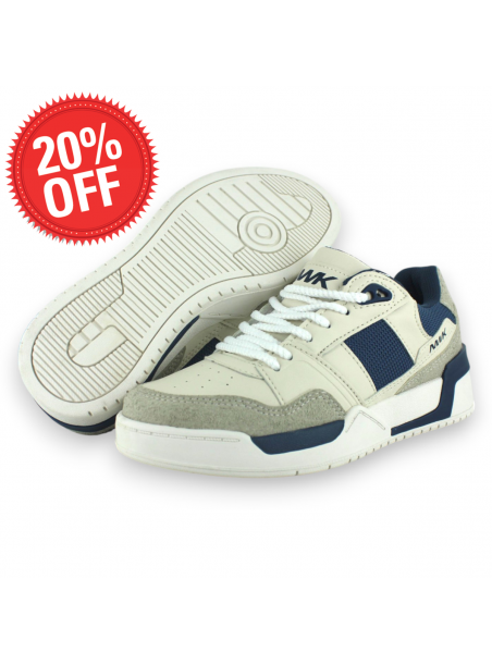 Tenis Urbano Blanco Azul Mujer Canter Newk