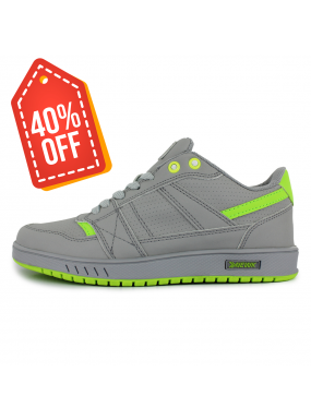 Tenis Casual Verde Gris...