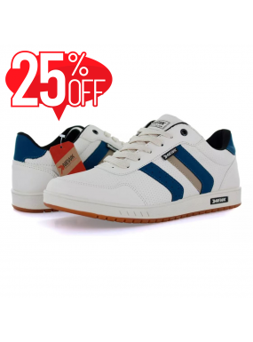 Tenis Casual Beige Azul...