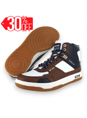 Tenis Casual Café Azul...