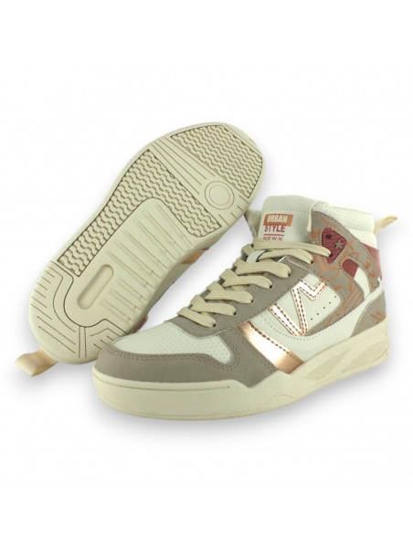 Tenis Casual Maquillaje Rosa Mujer Percio Newk